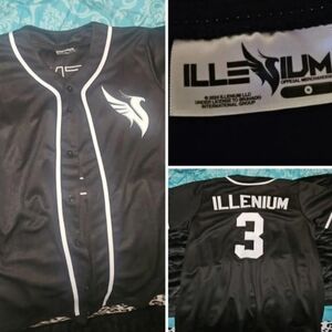 Brand New Illenium Jersey- Black/white- Washed/Never Worn